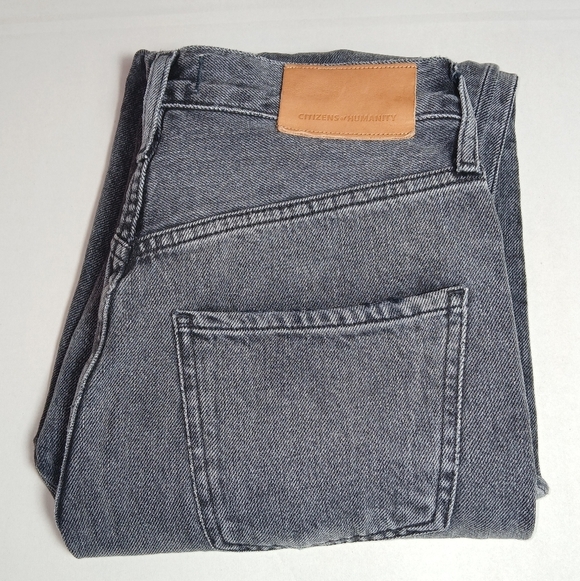 Citizens Of Humanity Sabine High Rise Straight in Black Coffee size 23 - Picture 1 of 12